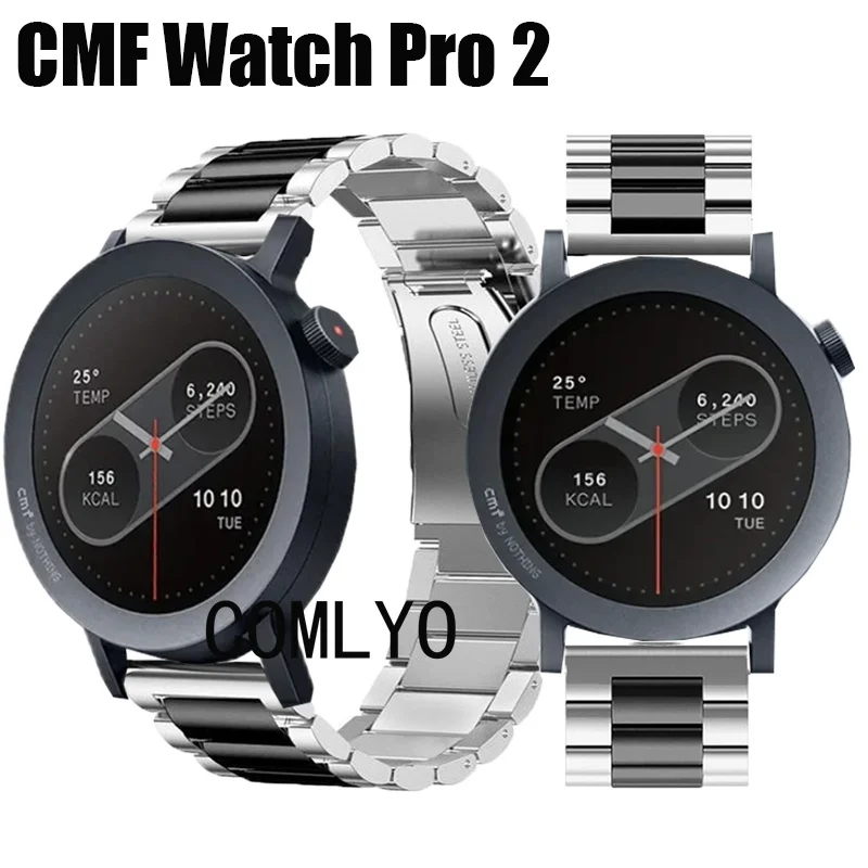 

Ремешок из нержавеющей стали для мужских смарт-часов CMF Watch Pro 2