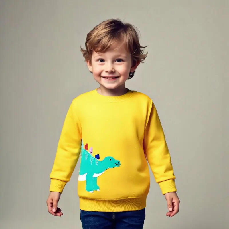 

Детская одежда Little maven, свитшот с рисунком динозавра для маленьких мальчиков, повседневные топы с длинными рукавами, детская одежда, спортивная одежда для мальчиков, От 2 до 7 лет