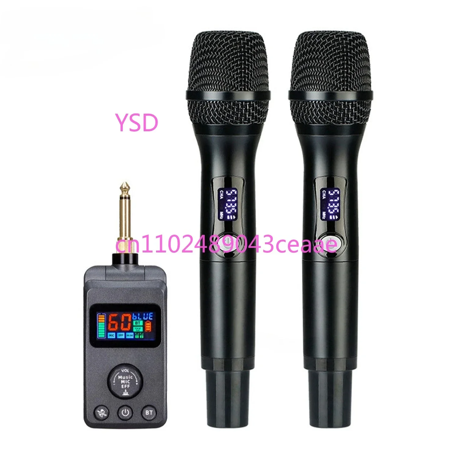 M50 Electric Portable Microphone (DSP Anti-Howling, Reverb, Bluetooth Wireless, for Singing, Home Entertainment, KTV)