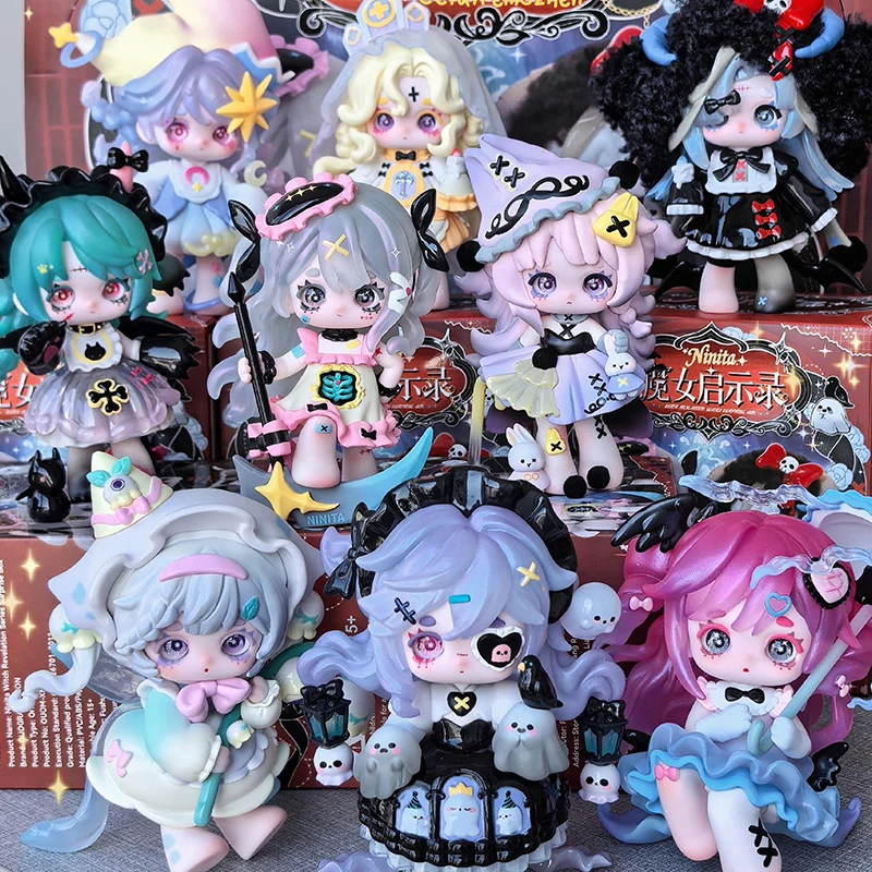 

Сюрприз-бокс Ninita Witch Revelation Series: Фигурка Ninita (темная), коллекционная модель, игрушка для декора дома