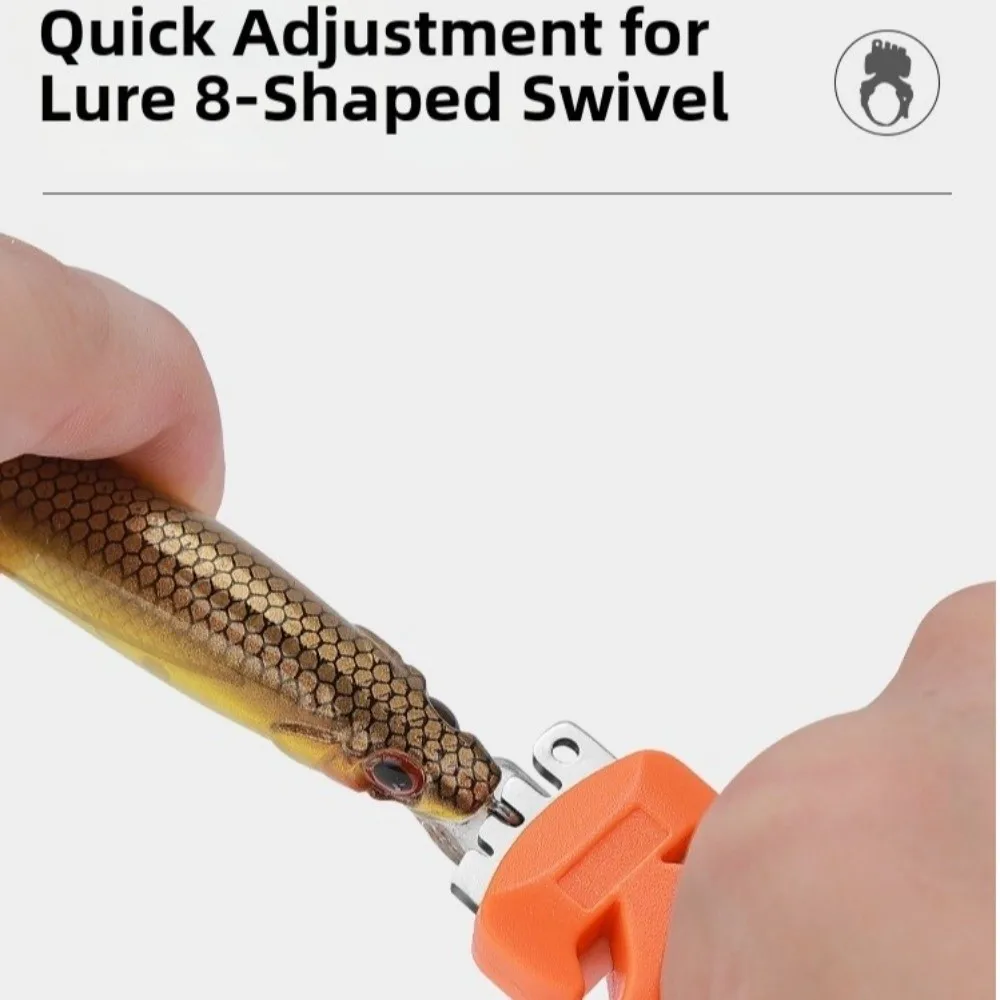 Stainless Steel Ring Cutter Tool Multi Functional 8-Shaped Ring Fishing Line Cutter PE Thread Compatible Nylon Thread Compatible