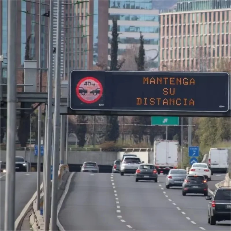 LED Traffic Speed Limit VMS Digital Display Smart City Motorway Guidance Sign