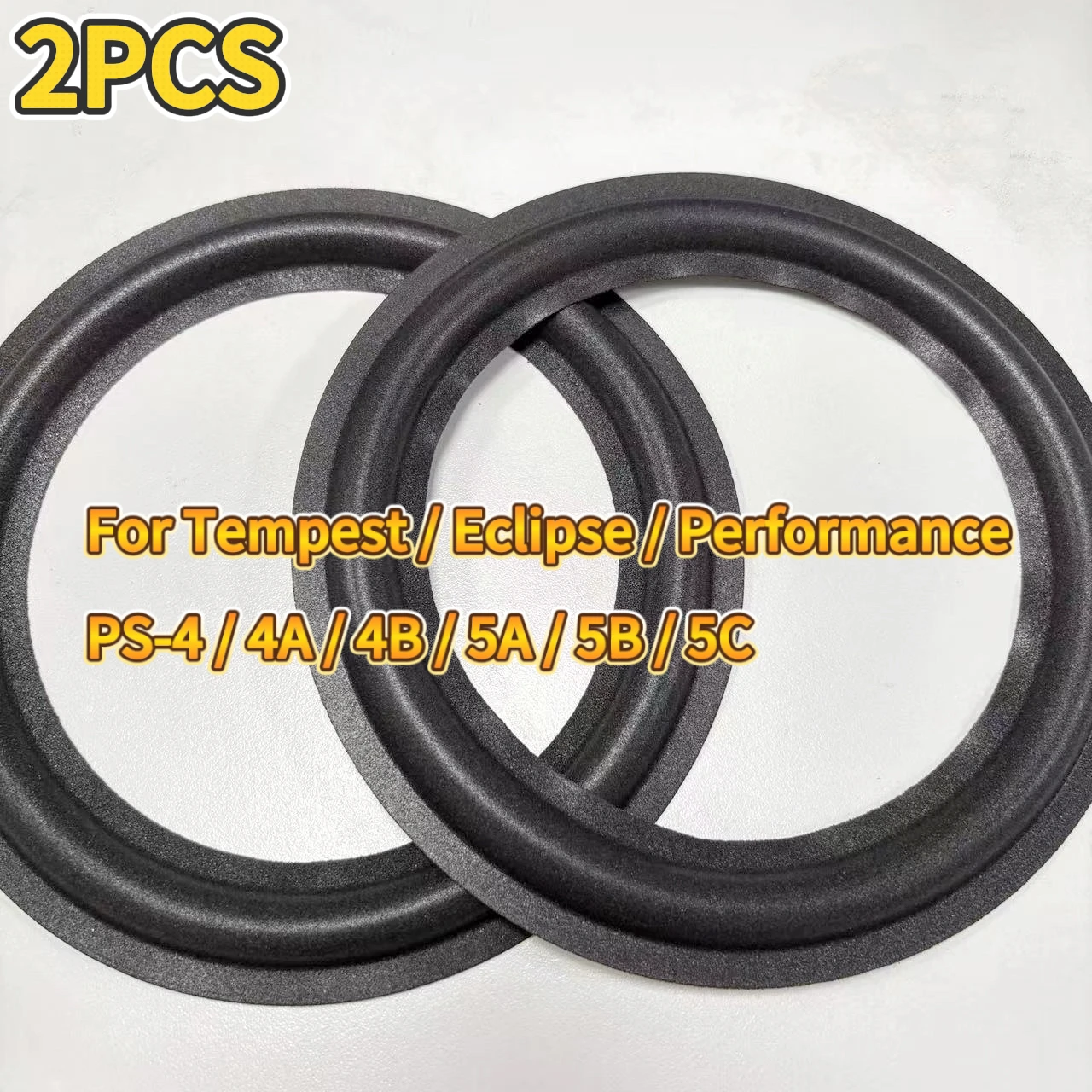 For ESS Tempest Eclipse Performance PS-4 4A 4B 5A 5B 5C Speaker Foam Repair Folding Edge Ring （2PCS）
