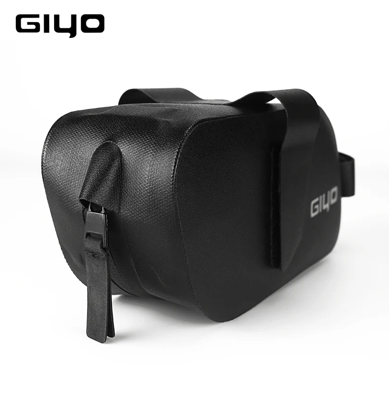 GIYO Cycling Tail Bag Waterproof MTB Road Bike Saddle Bag Bicycle Large Capacity Rear Seatpost Bag With Adjustable Strap