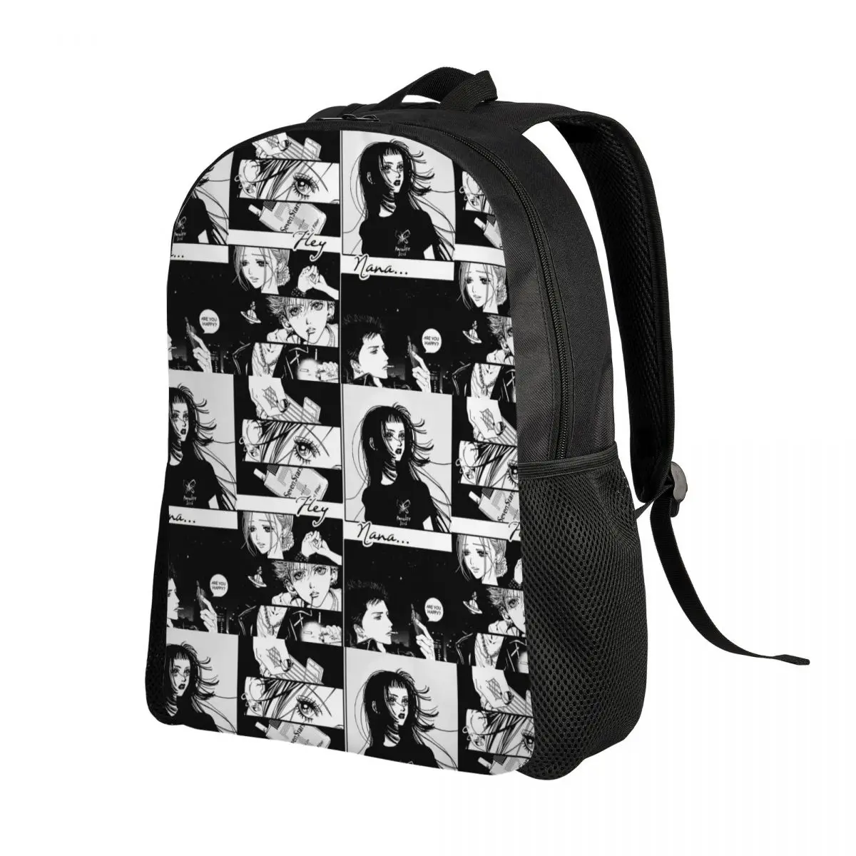 Nana The Black Stones Osaki Anime Backpack Daypack Large Capacity Children BookBag School Bag Shoulder Bags for Men Women
