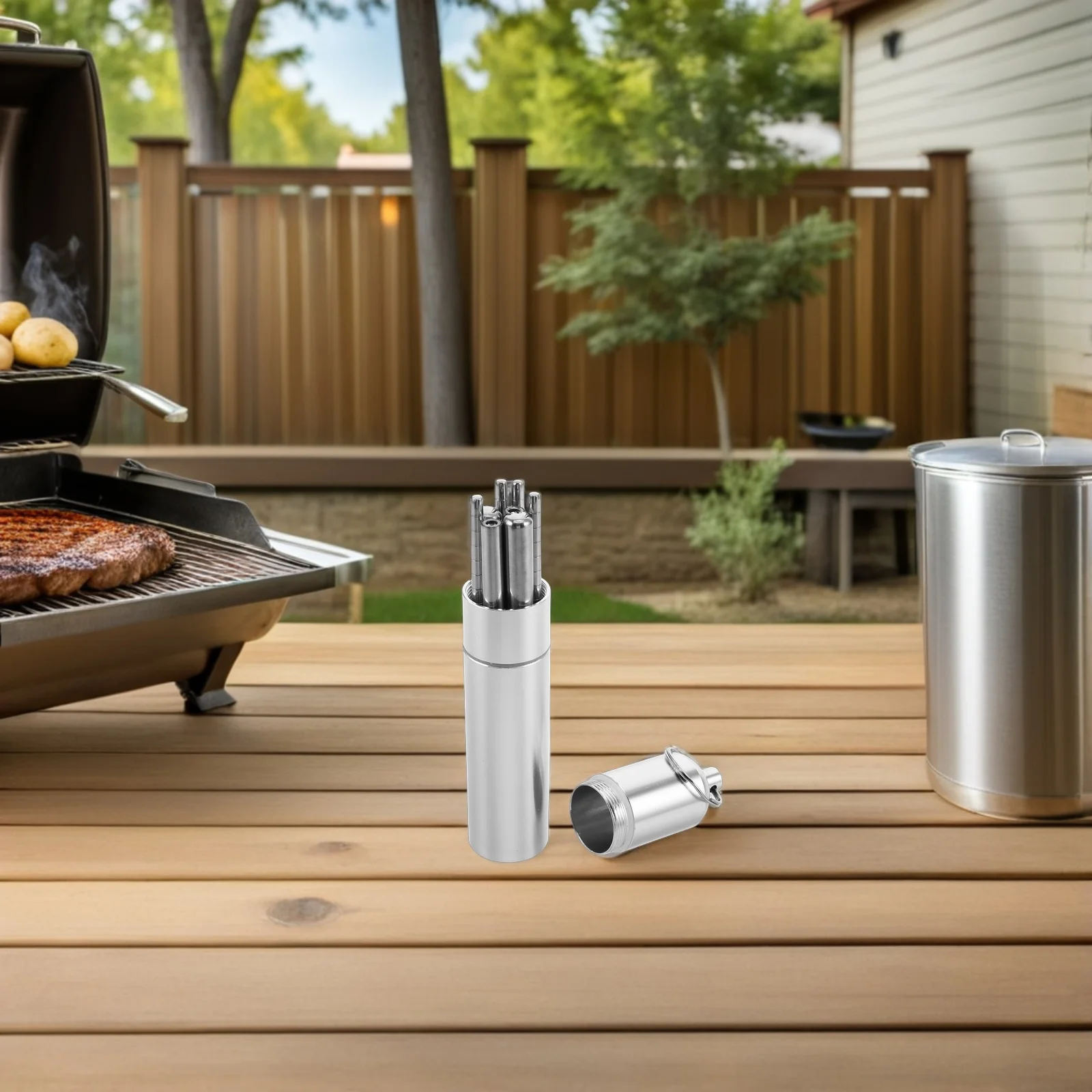 

2 Sets Chopsticks Backpacking Foldable for Travel Compact Folding Camping Portable Cutlery