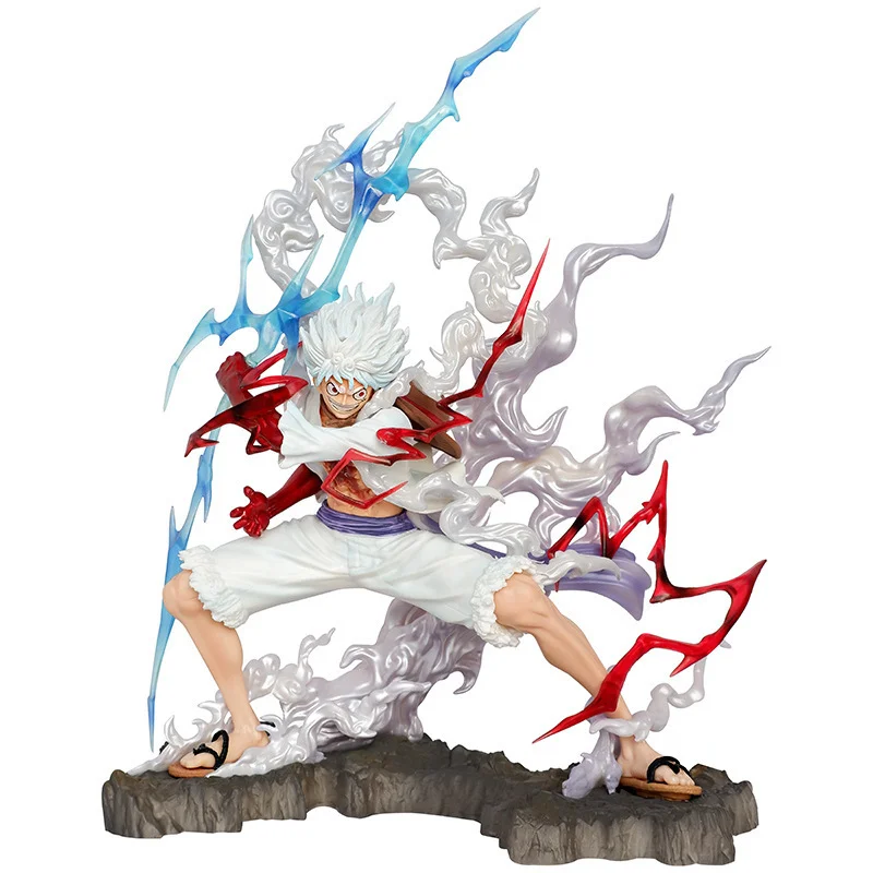 Anime Character Models Straw Hat Luffy 28cm Model Figurine (Gear 5) of Wink Luffy Gear Fifth Toy