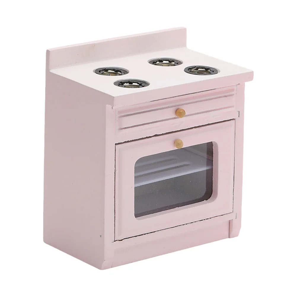 Dollhouse Kitchen Furniture Mini Gas Cooktop Children’s Toys Miniature Stoves Model