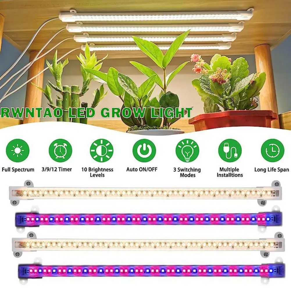 

Full Spectrum Led Plant Light Full Spectrum Plant Grow Light Efficient Plug-and-play Led Plant Grow Lights Auto Timer for Desk