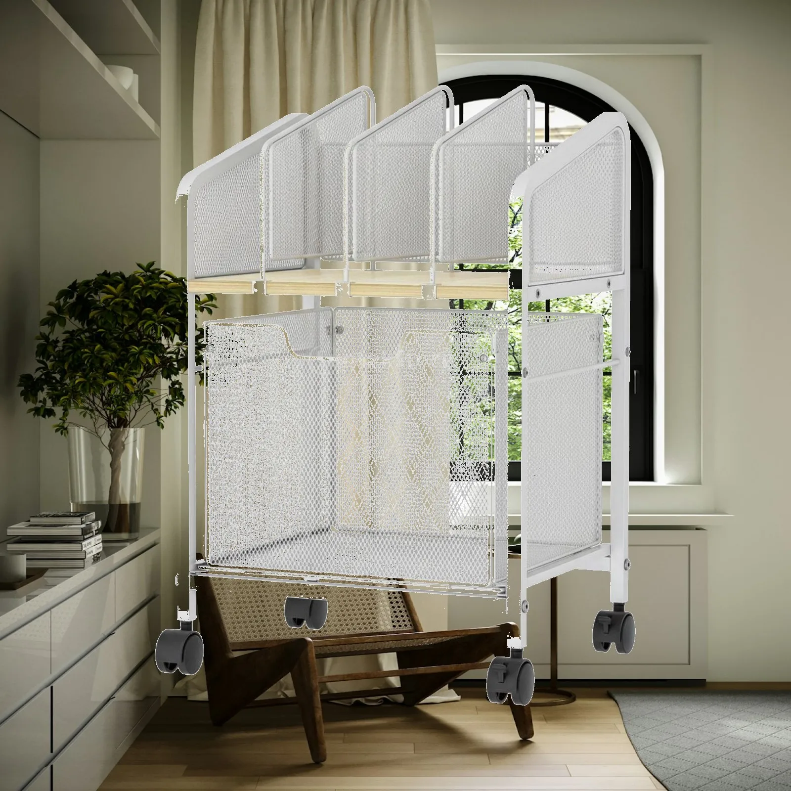 Rolling File Cart - Rolling File Cart Mobile Office Storage