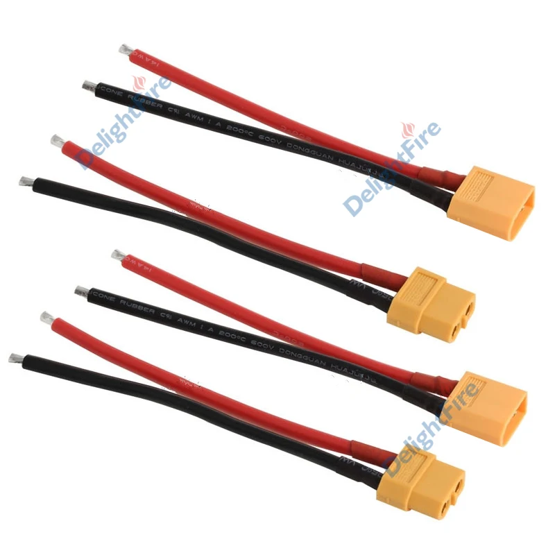 

XT60 Connectors 14AWG Silicon Wire With Male Female Terminals for RC Lipo Battery Cable Drone Car Boat Quadcopter Multicopter