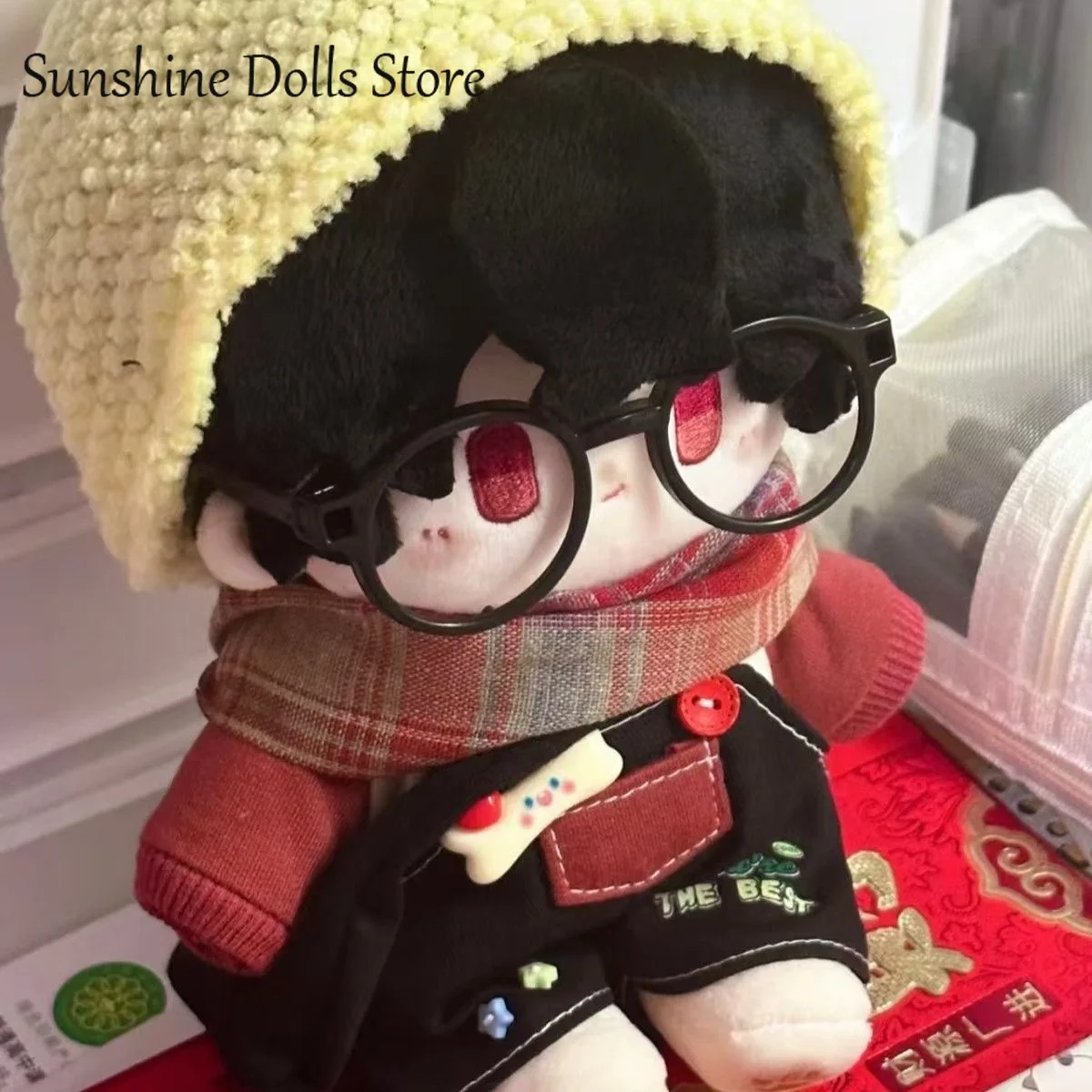 

20 см Ayn для всех времен, красивая плюшевая кукла для мальчиков, набивка тела, одежда, хлопковые плюшевые фигурки, рождественский подарок