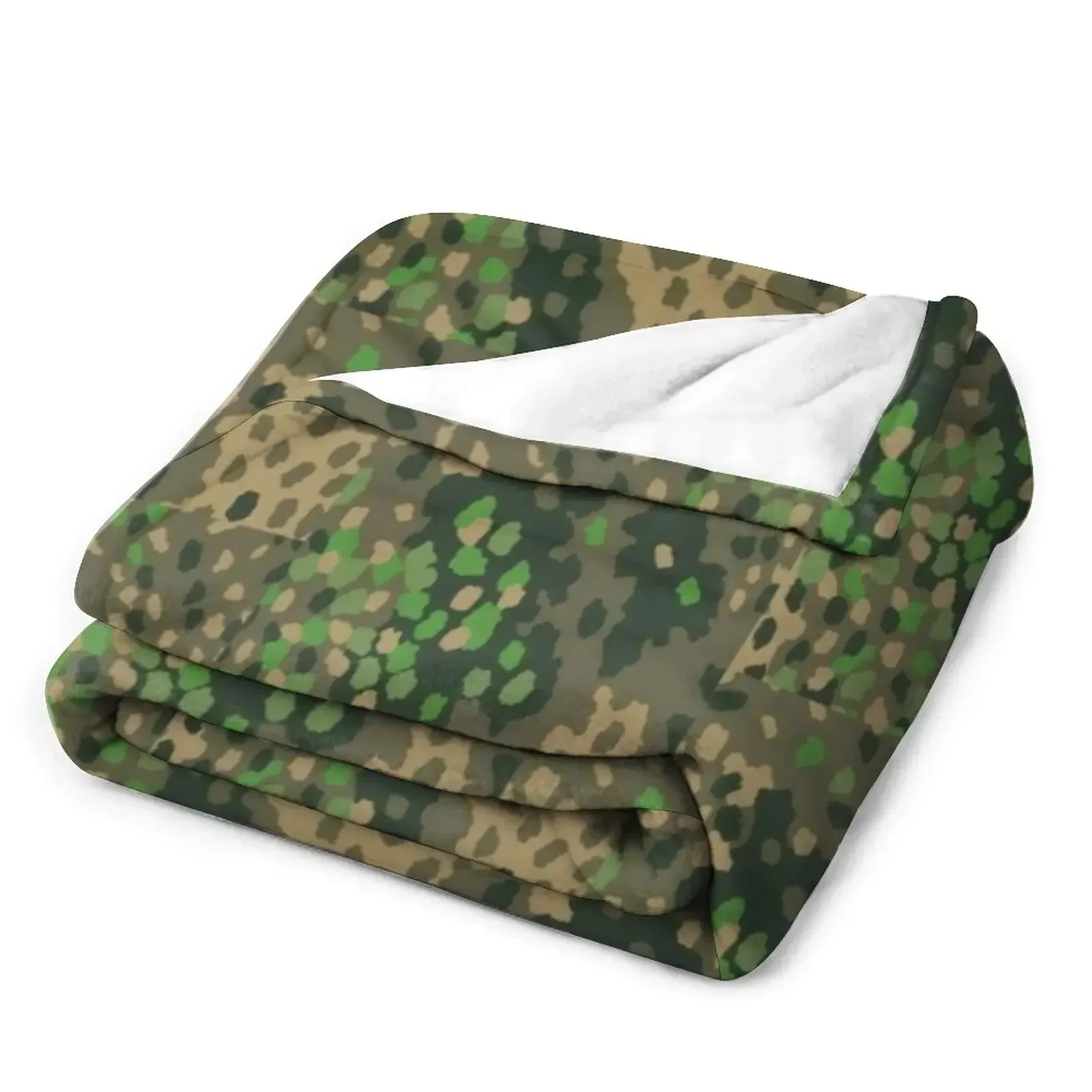 Dot 44 tedesco WW2 motivo mimetico coperta termica per il viaggio Plaid sul divano coperte per letto coperte turistiche