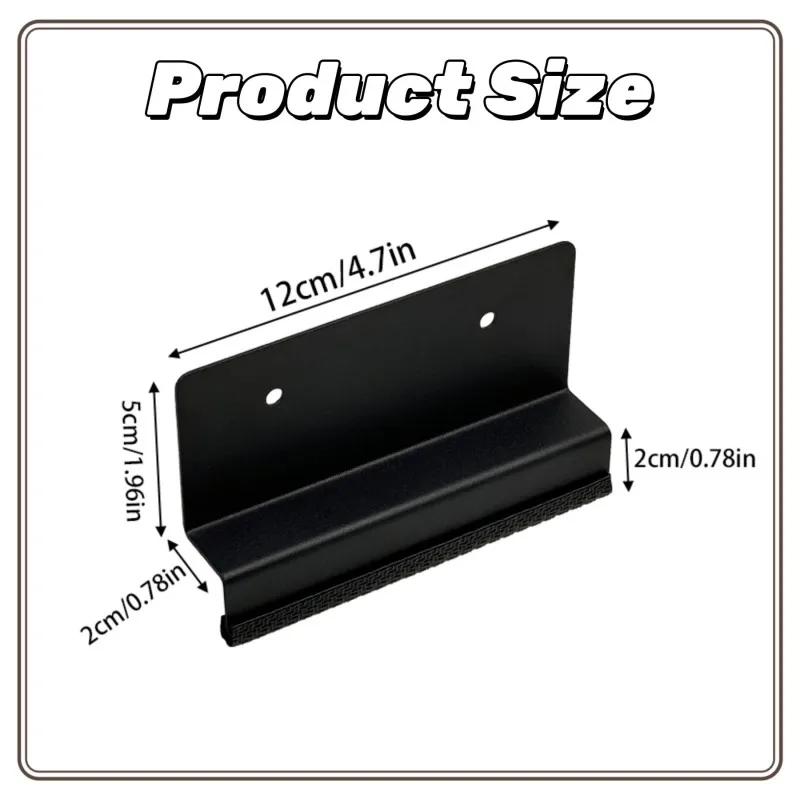 Cabinet Foot Pull with Collision Protecting Jacket Touchless Opener for Drawers, Bins Junk Drawer Cabinet Feet Handle Plate