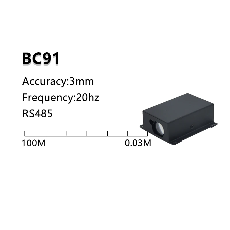 High Quality Optical Laser Distance Sensor 80m 20HZ Range Finder Laser Sensor For Hoist