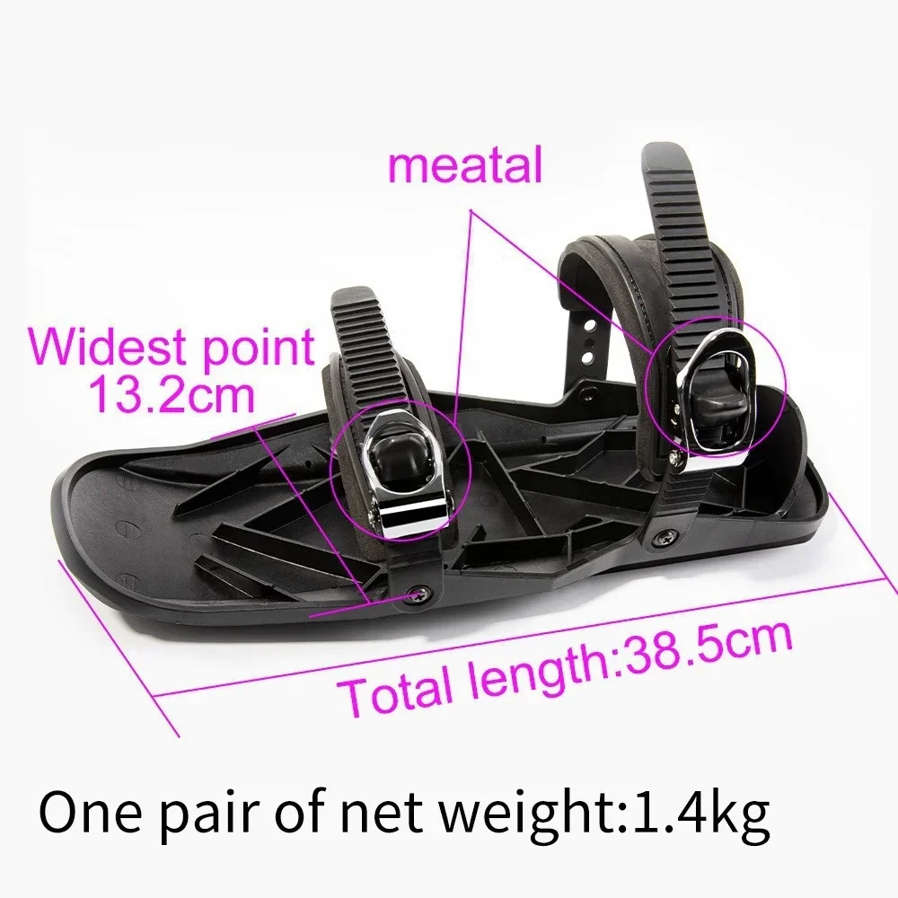 Botas de esquí para deportes al aire libre de invierno, Mini botas de esquí circulares, equipo de esquí, Mini zapatos de esquí, esquís de estilo libre