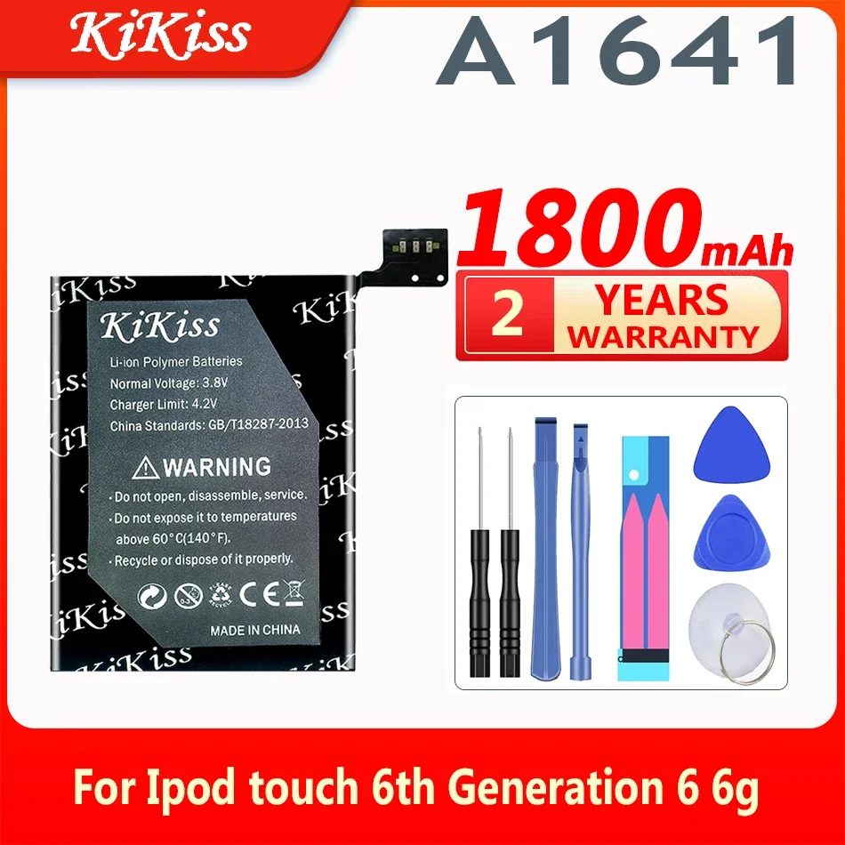 KiKiss 1800mAh Replacement Battery for Ipod Touch 6th Generation 6 6g A1641