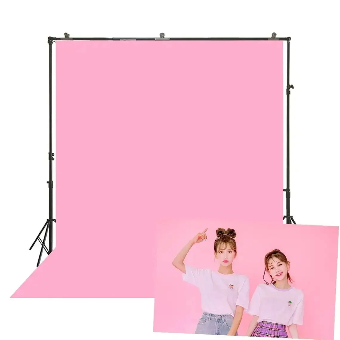 Solid color background Portrait photography studio background photo props Solid color pink photography background