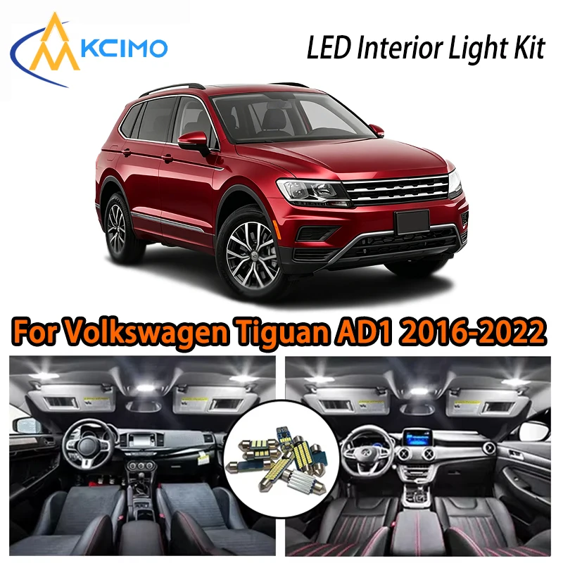 

Premium Two Colors LED Light For Volkswagen Tiguan AD1 AX1 MK2 2016-2022, Easy Installation, Cozy Atmosphere Interior