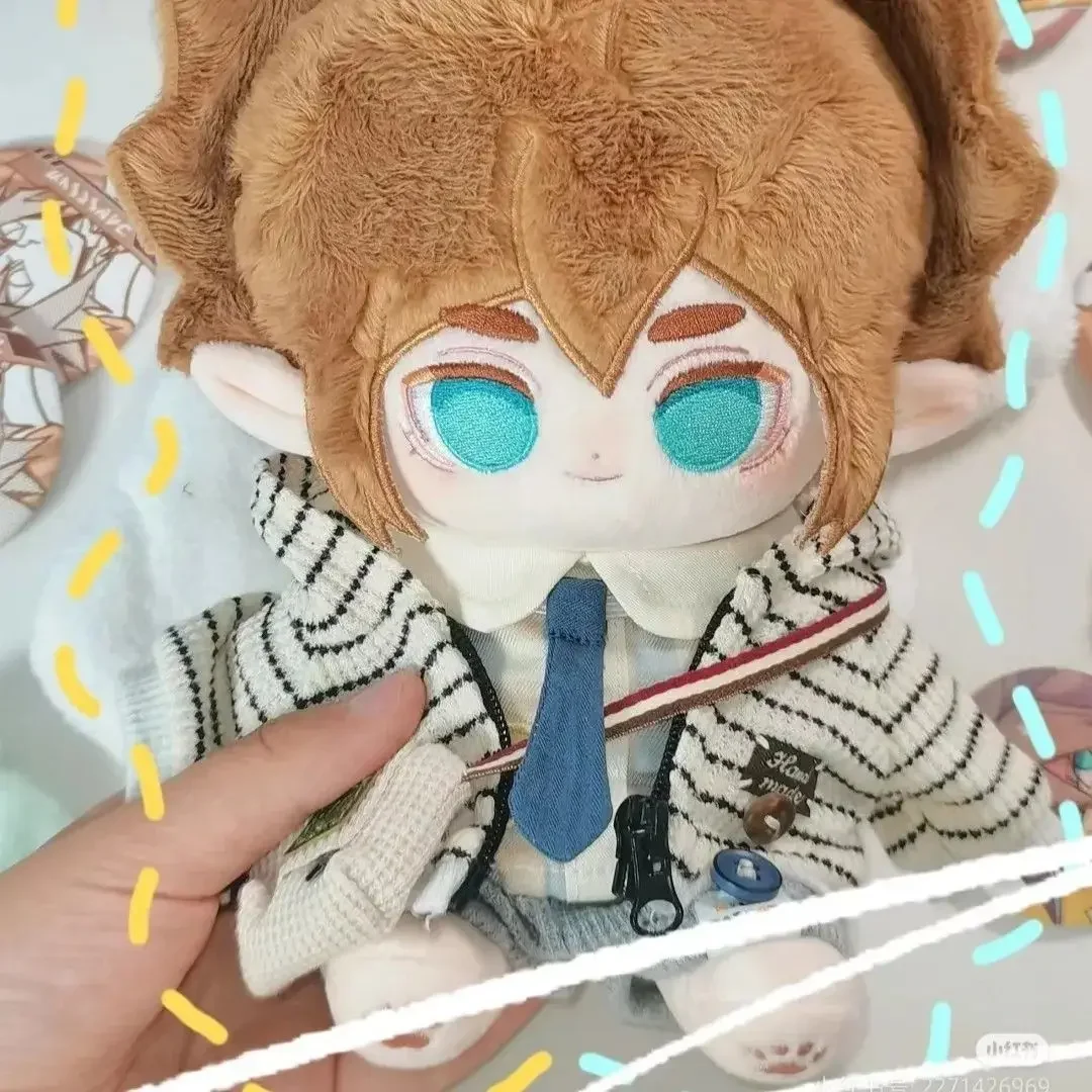 

Stuffed 20cm Anime AoTu World Anmicius Cosplay Plush With Skeleton Doll Toys for Fan Collection or Kids Friends Birthday Gift