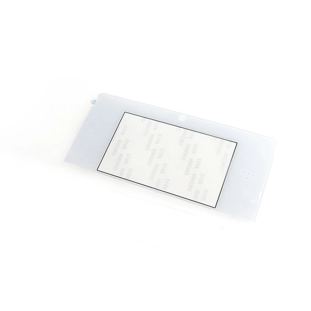 Couvercle de lentille de cadre d'écran LCD avant supérieur en plastique de remplacement, pièces de réparation 3DS, noir et blanc