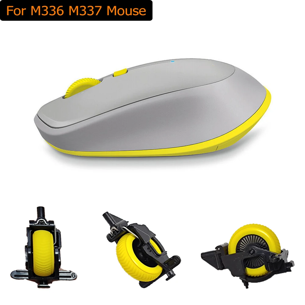Mouse Roller Scroll Wheel Roller Scroll Pulley Replacement Accessories for Logitech M336 M337 Mouse
