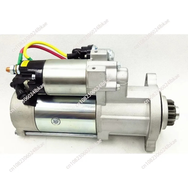 Eight-cylinder engine reduction starter motor