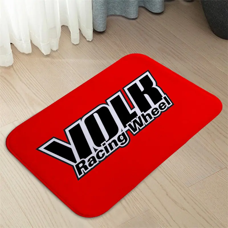 Volk Racing Wheel Floor Mats kitchen Linving Room Long Corridor Carpet Door Mats Decor Carpet Anti-Slip Floor Mats SJ-869