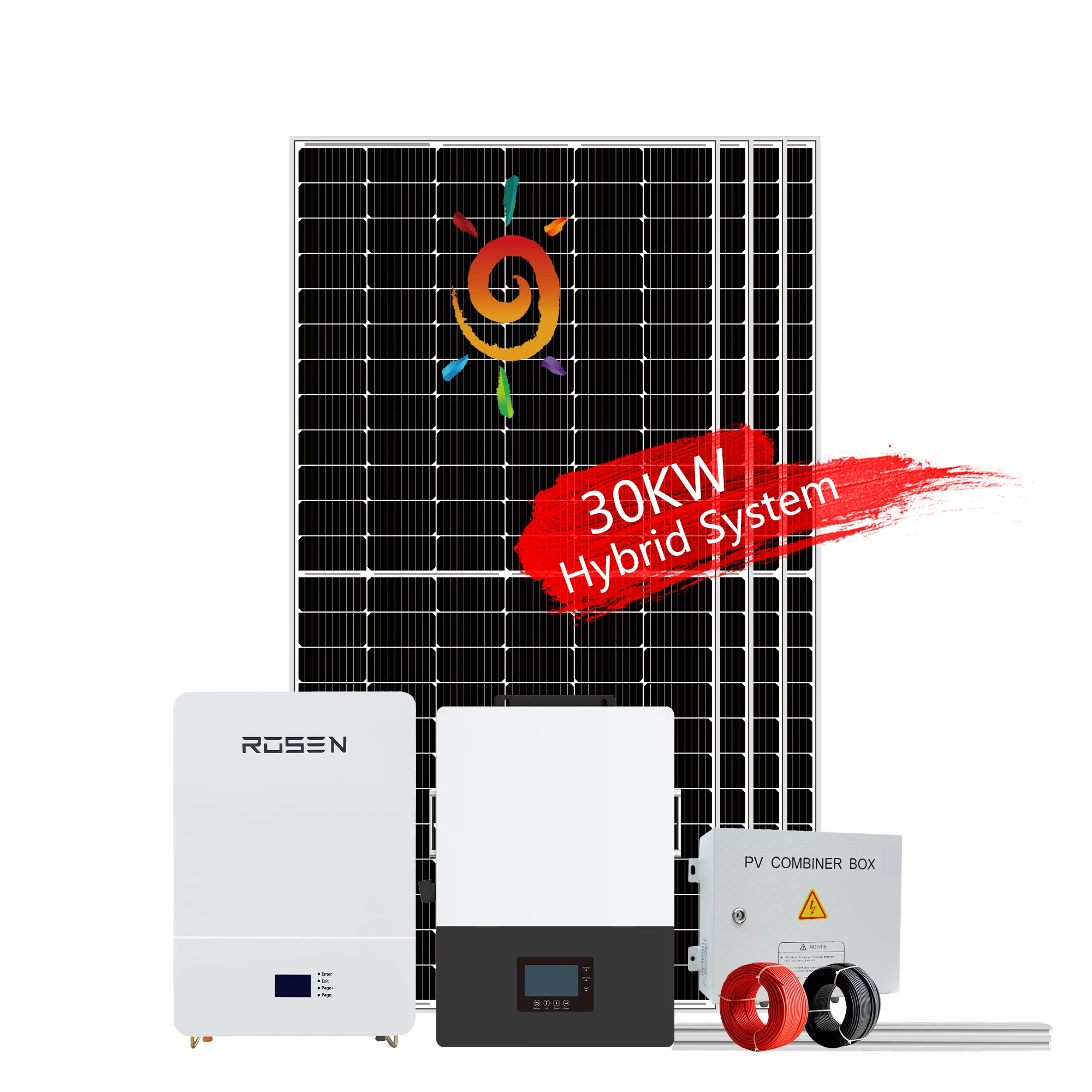 Solar Panel Best Company Commercial Solar Panel Cost Solar Panel System 20kw Battery 48v 100ah