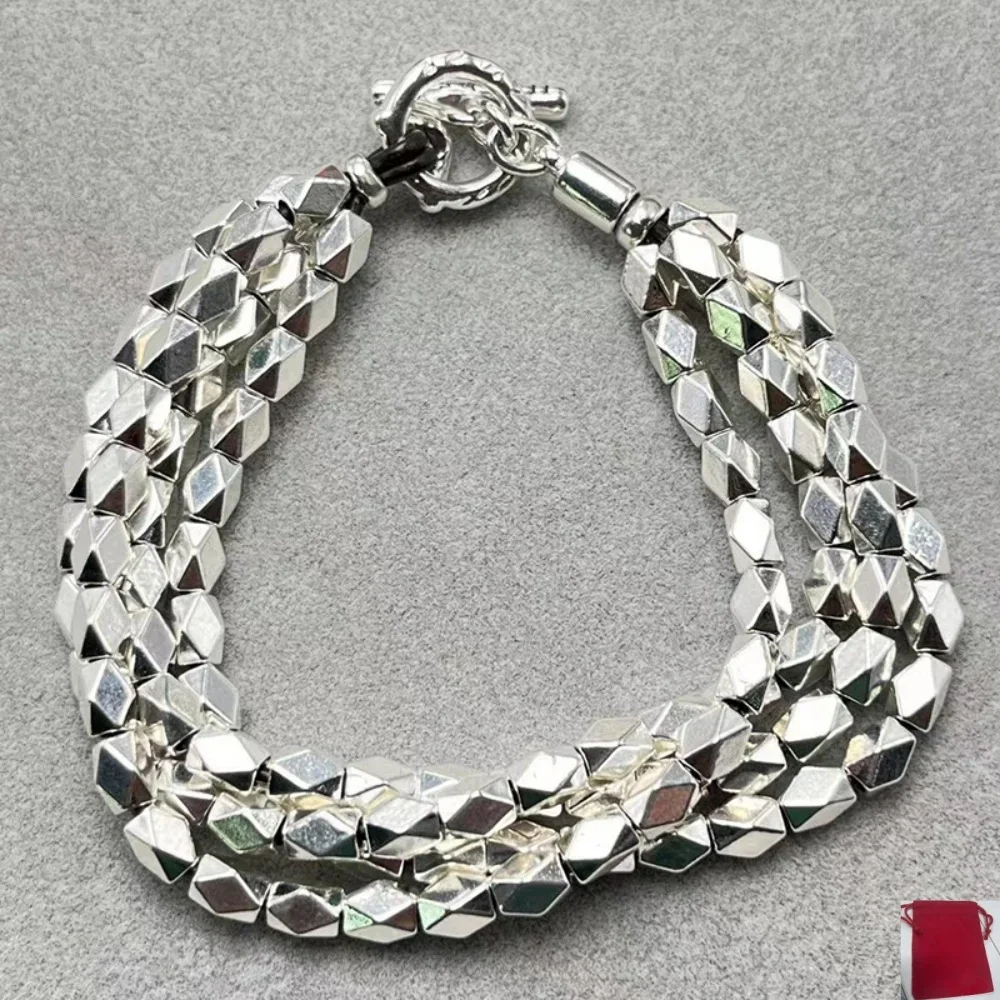 2026 Spanish Trendy High Quality Multi Layer Millet Stone Bracelet Jewelry Accessories Festival Gift