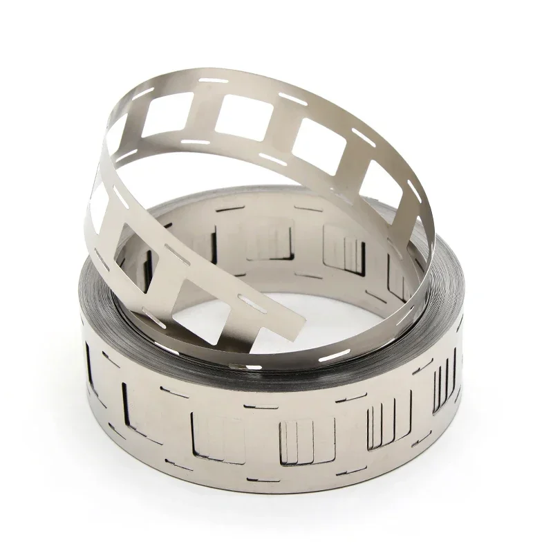 1 Roll 10m  2P 0.15*27mm Nickel Plated Steel Strip For 18650 Lithium Battery Pack Welding Tape Nickel Belt Nickel Strip