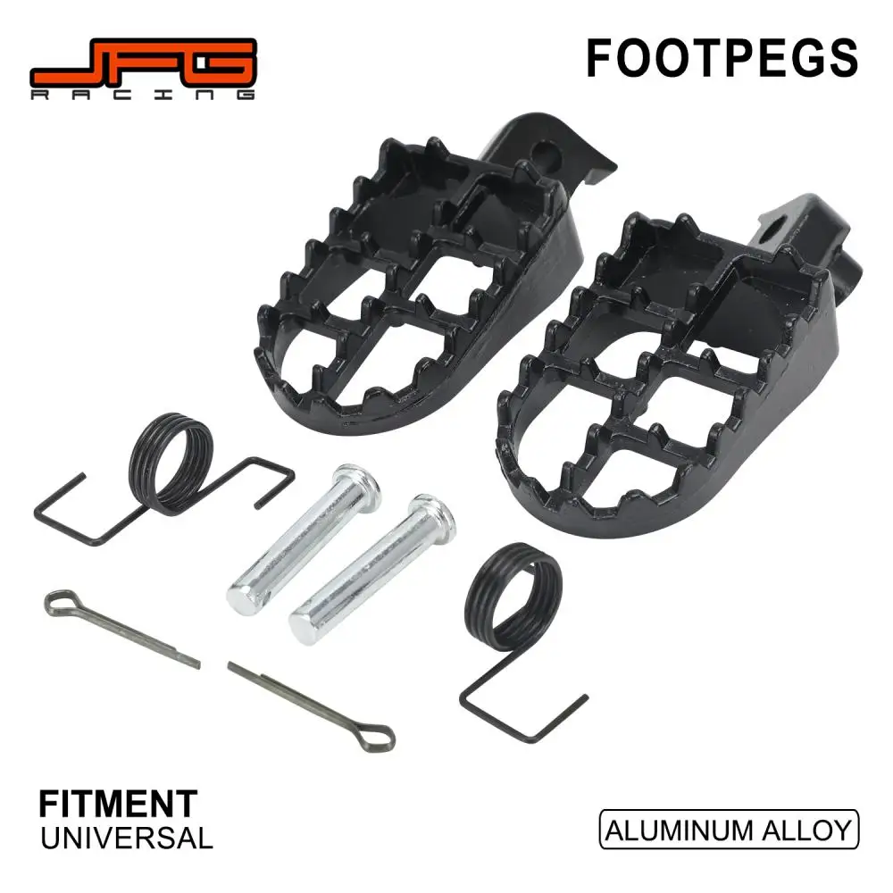 Motorcycle Accessories Universal Footrest Pedals Footpegs For KTM HONDA YAMAHA SUZUKI BMW KAWASAKI CFMOTO Dirt Pit Off-road Bike