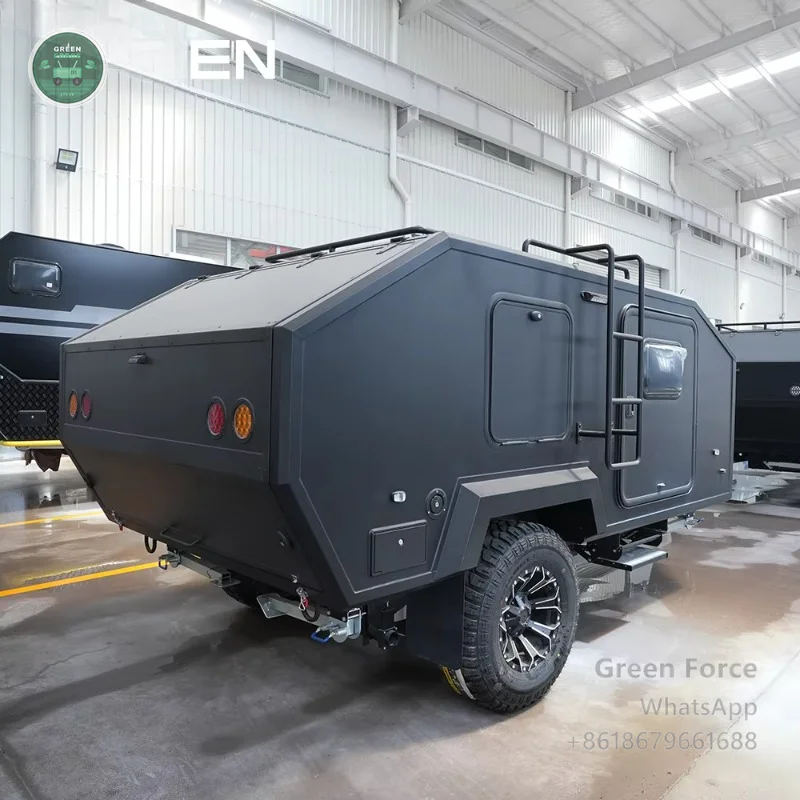 Australian-Style 4-Person Off-Road Camper Trailer Featuring Slide-Out Design Independent Suspension And All-Terrain Durability