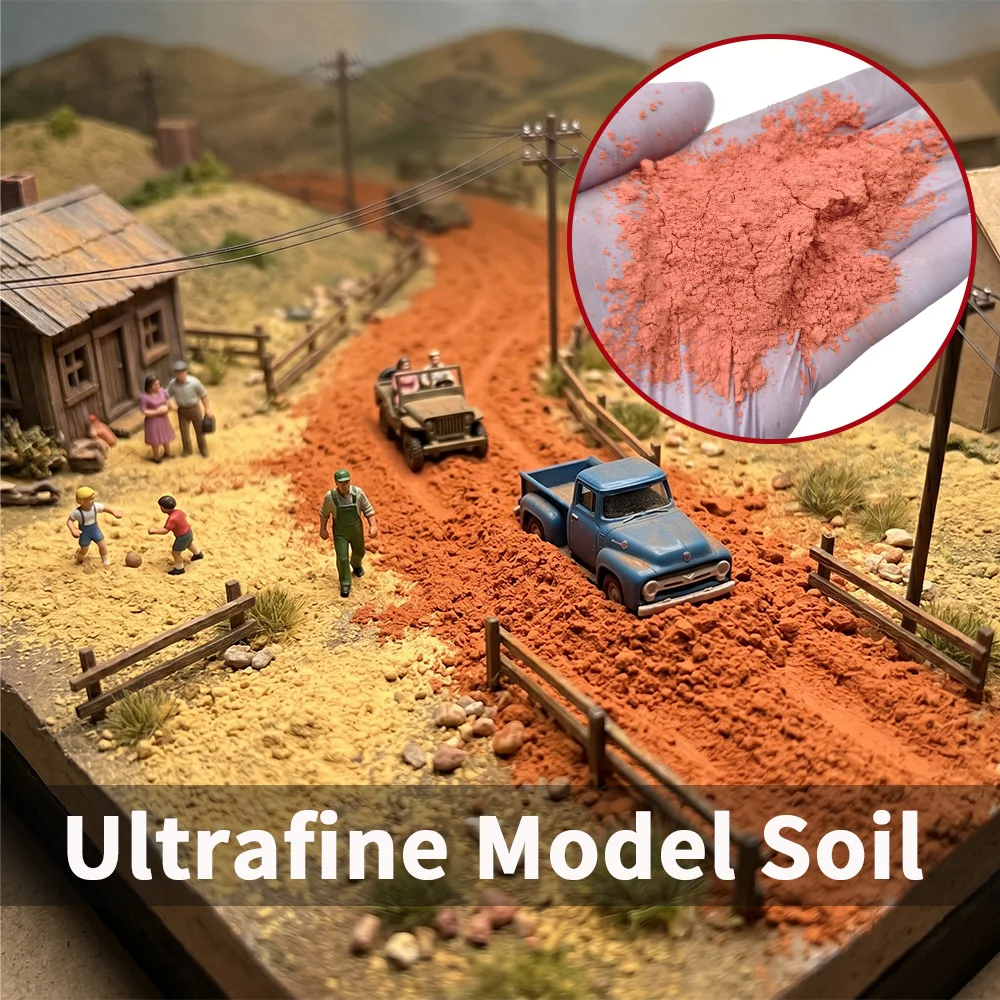 150ML Natural Scene Soil Terrain Modeling Quick Drying Soil Material For Building Railway Train Military Landscape Accessories