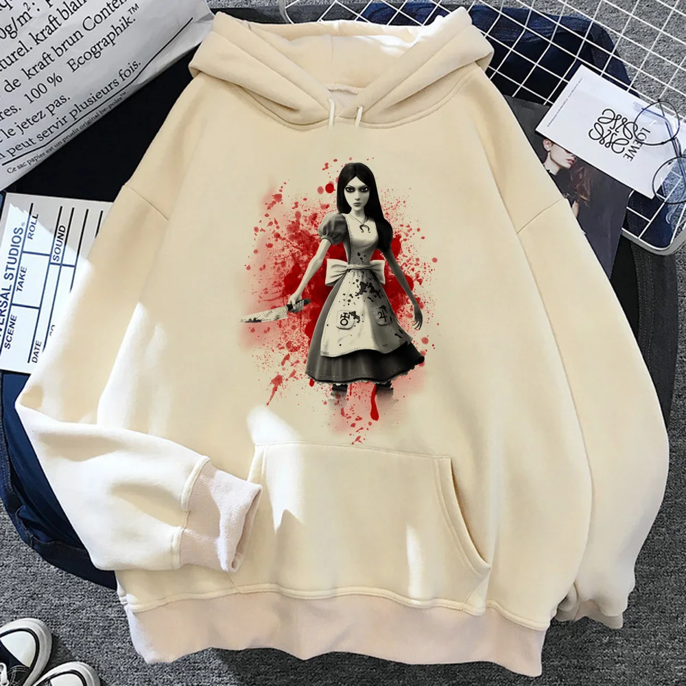 

Alice Madness Returns hoodie funny casual wear printed design kawaii female tracksuits athleisure comfortable manga trendy