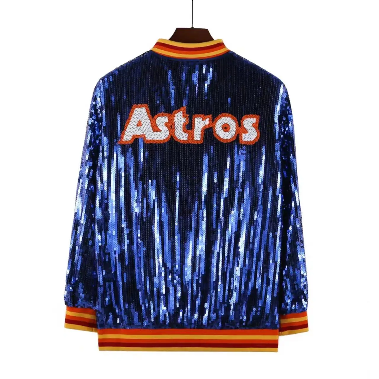 2023 New Cowboy Baseball Football Game Female Tops Sequin Women Jacket