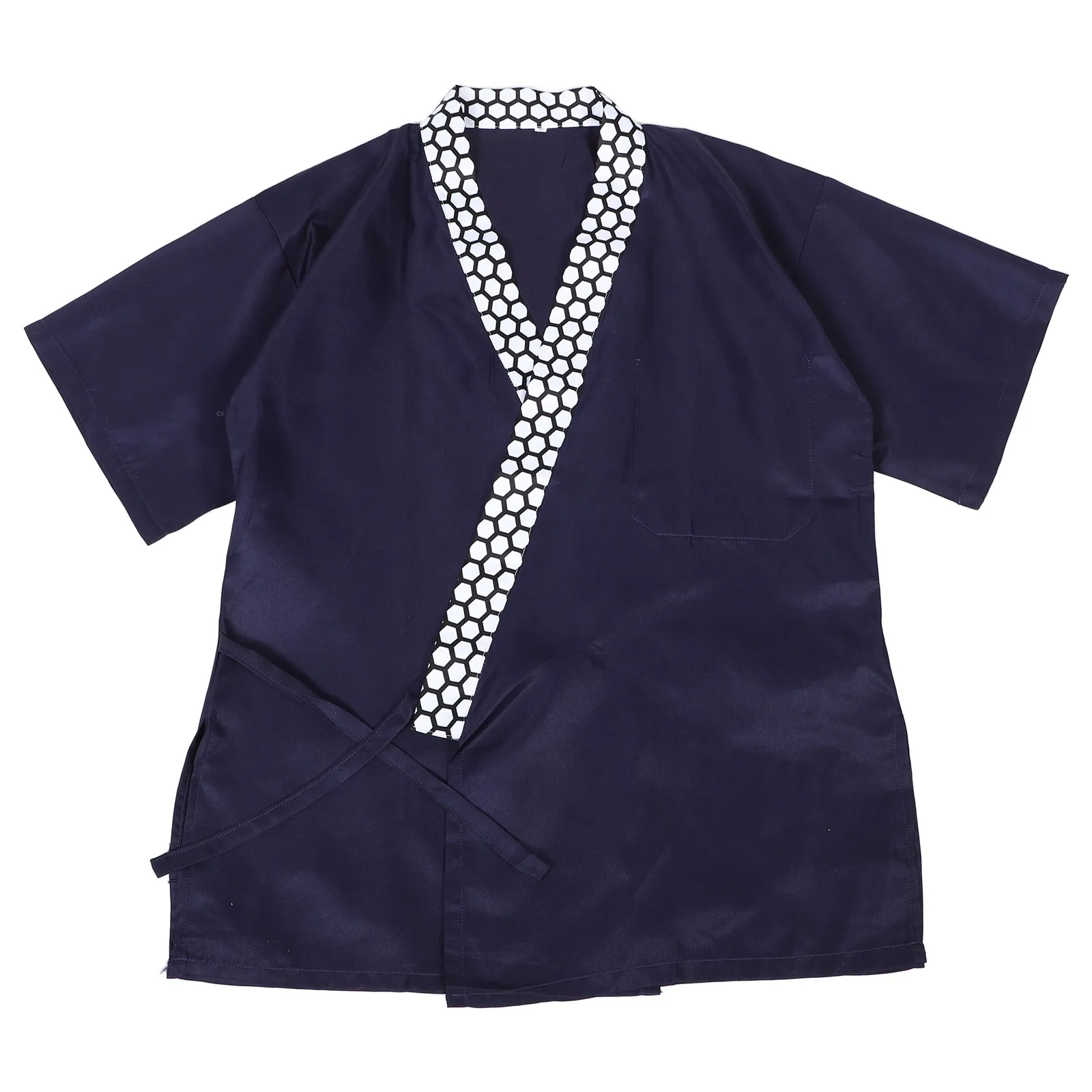 

Japanese Chef Work Clothes Sushi Coat Kimono Uniform Restaurant Men Women Traditional Jacket Bamboo Fiber