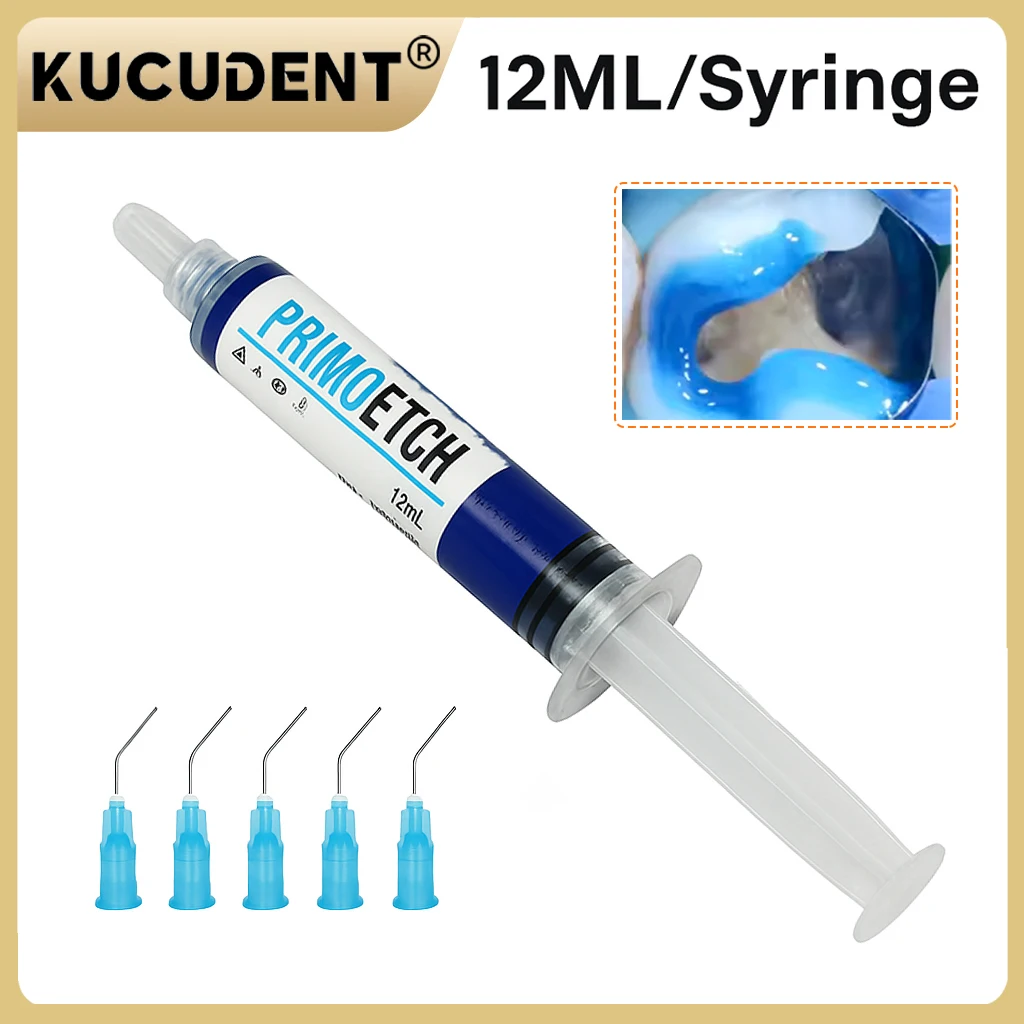 12ML Dental Etchant Gel 37% Phosphoric Acid - Orthodontic Adhesive Etching Agent for Light Cure Bonding | Dentist Grade