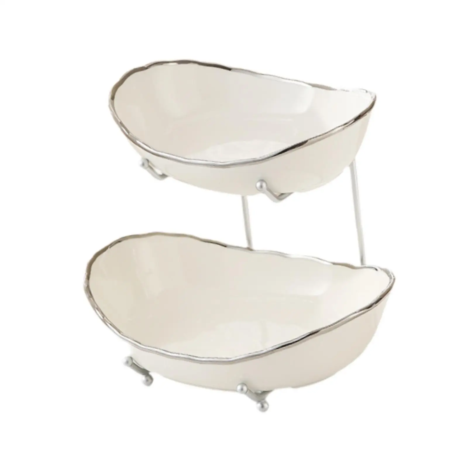 Fruit display stand for kitchen counter, snack tray, fruit bowl for dessert