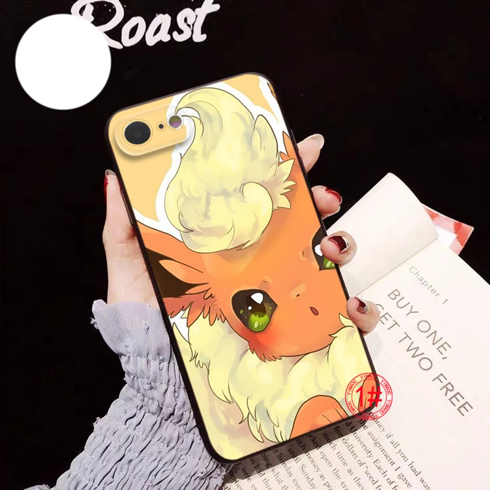 Z43 pokemons eevee เคสนิ่มสำหรับ Xiaomi redmi 7A 8 8A 9 9A 9C NFC 10A 9T 10X Note 8T 10 PRO MAX 11 11 11S