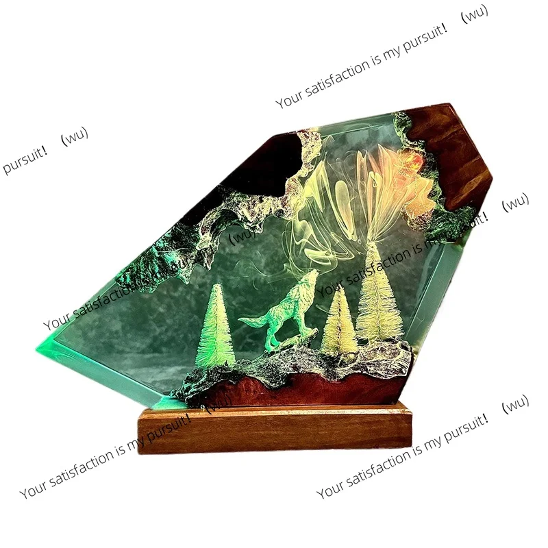 ZOCI-Organic resin desk lamp, creative art decoration lamp, theme night light, USB charging