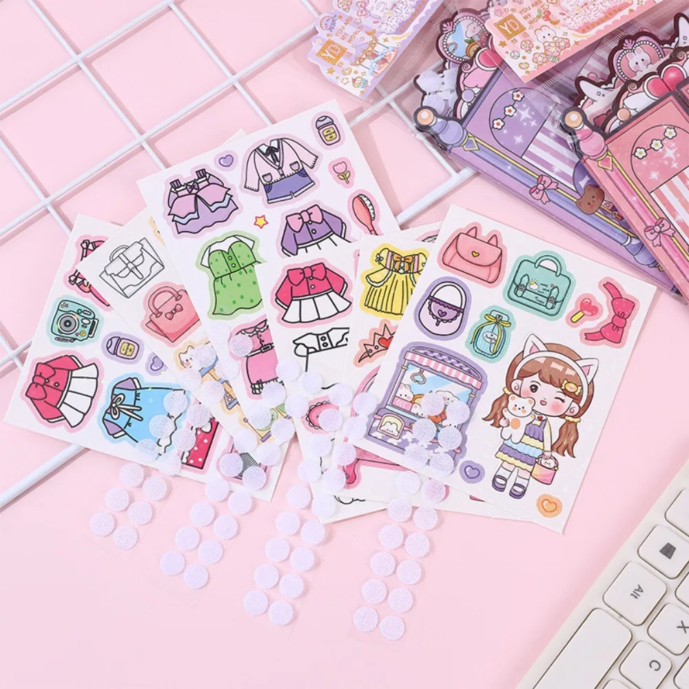 DIY Toy Aki Sauce Quiet Book Quiet Book 10*15cm Princess Change Clothes Stickers Manual Sticker Sparkling