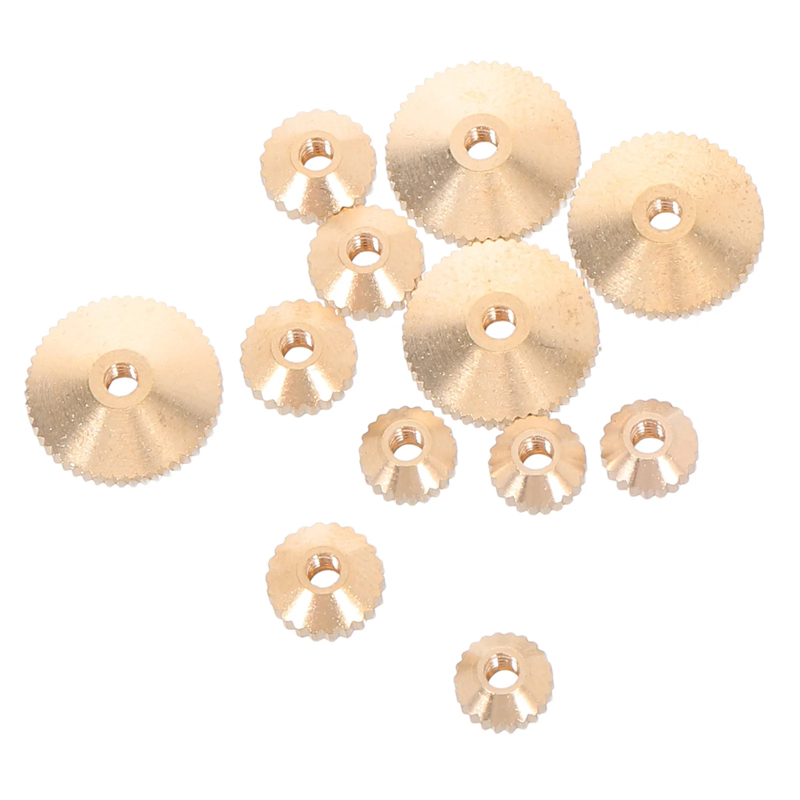 12Pcs Quartz Clock Nuts Assortment Secure Fixing Fasteners for Wall Grandfather Mantel Clock Mechanism Repair Replacement