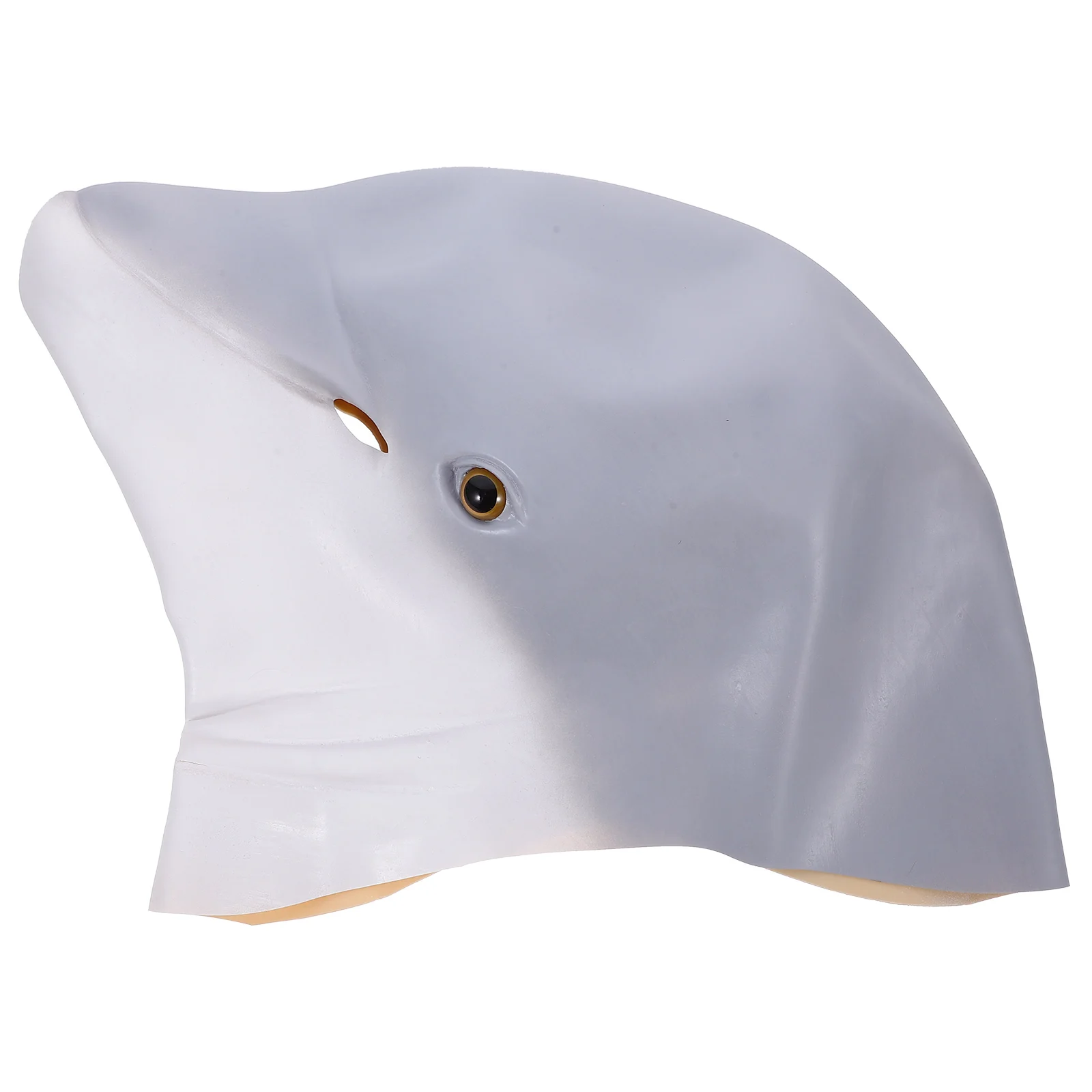 1 pz maschera da delfino costume di Halloween copricapo spaventoso oggetti di scena per feste uomo donna cosplay carnevale festival danza mascherata silicone