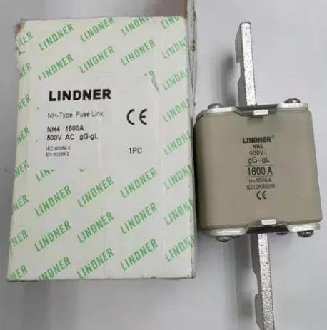 

Fuses: LINDNER NH4 NT4 1600A 500V 8004.1607 / NH4 1000A 8004.1007 /NH4 630A 8004.6307 500V gG / Knife Link Neutral 1250A