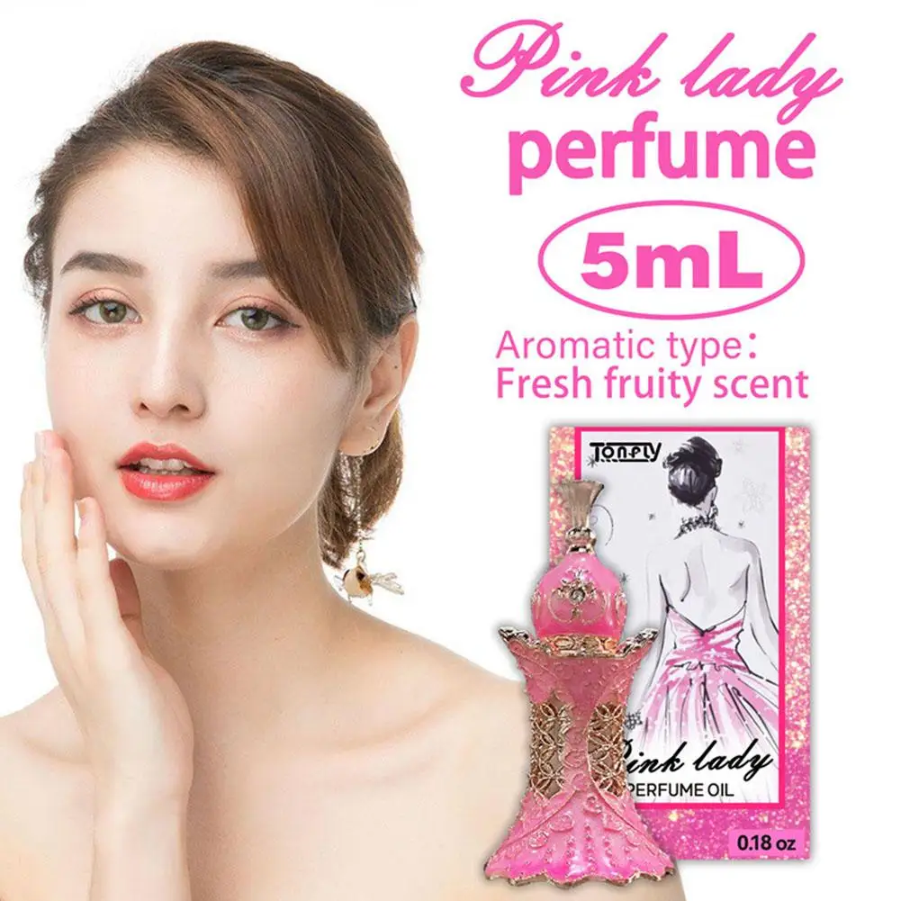 5ML Arabia แบบดั้งเดิมขวดน้ํามันหอมระเหย Miss Travel Vintage Decor ดูไบน้ําหอมน้ําหอม Arabes Mujer น้ําหอมสําหรับสตรี