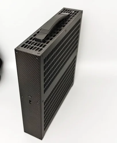 S59 S60 Tile ITX Mini Chassis, 6L Portable Small Case, SFX Power Supply Compatible, Triple Fan Graphics Card Supported