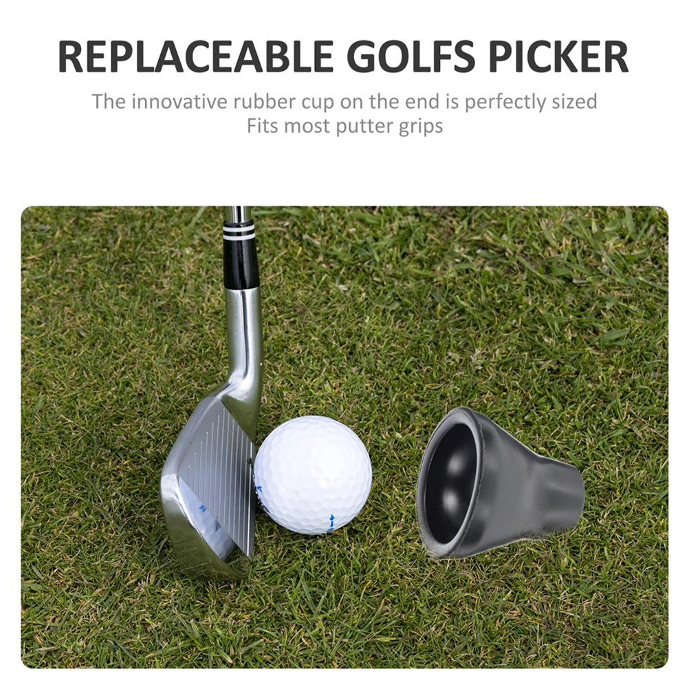 

8pcs Golf Ball Picker Retrievers Premium Rubber Durable Portable For Putter Outdoor Easy Use Fits Most Grips Lightweight