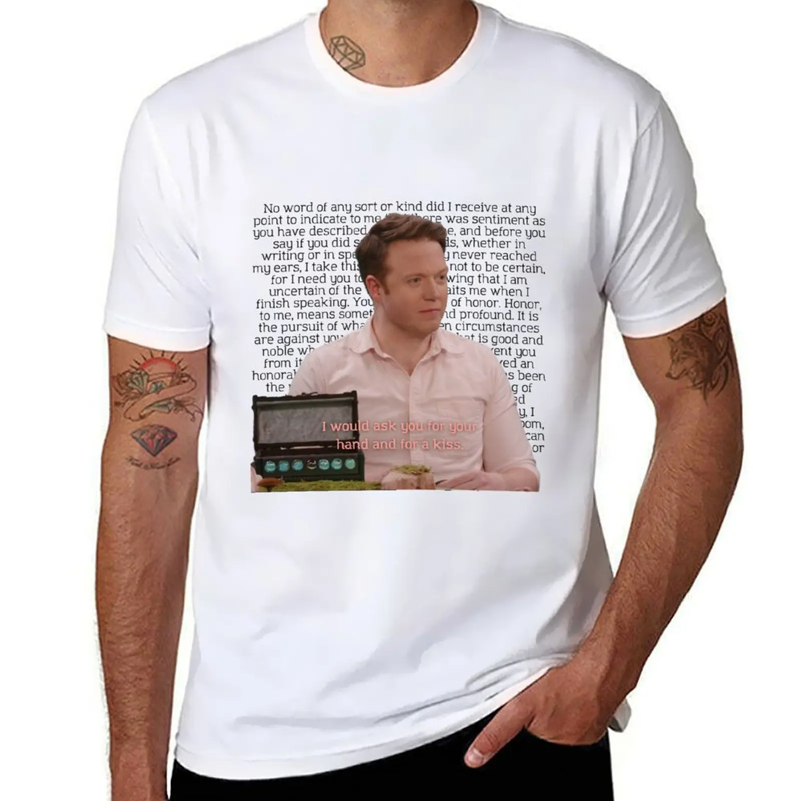

Hob's Finale Confession - A Court of Fey and Flowers T-Shirt men t shirt cotton 100% mens graphic t shirts T-Shirt