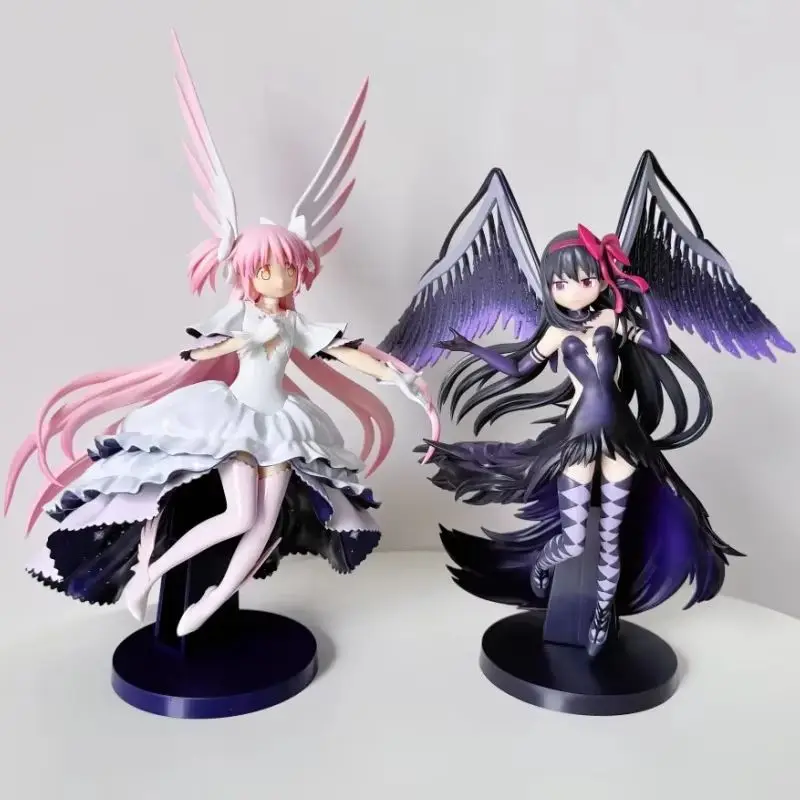 

2025 Original 20cm Madoka Kaname Action Figure Banpresto Madoka Magica Collectible Model Dolls Collections Decoration Toys Gifts